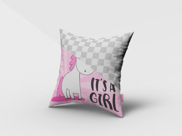 Square Pillow Mockup Psd