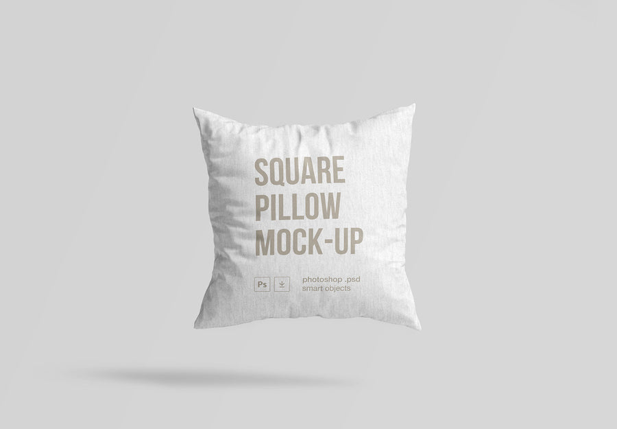 Square Pillow Mockup