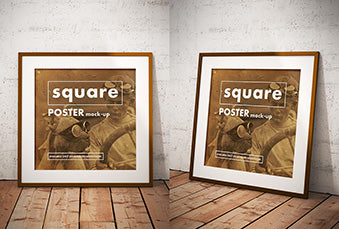 Square Poster Mockup