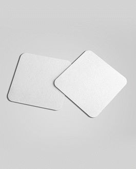 Square Round Corner Business Card Mockup 2018