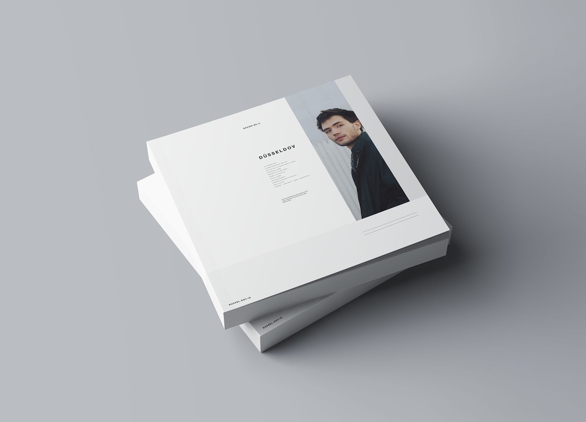 Square Softcover Book Mockup