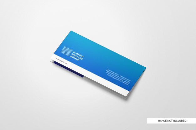 Square Trifold Brochure Mockup Psd