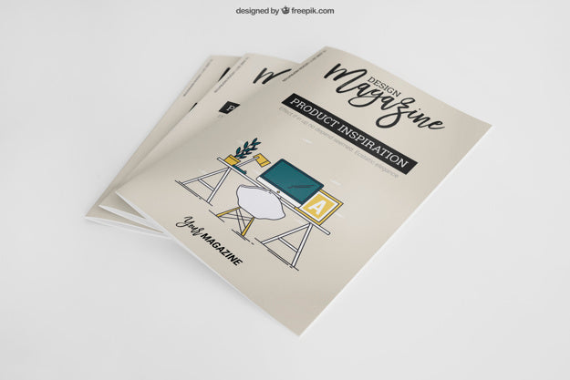 Stacked Flyer Mockup Psd