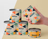 Stacked Tin Cans Psd