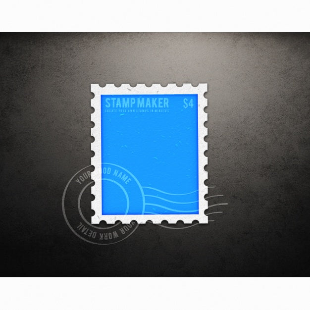 Stamp Mock Up Design Psd