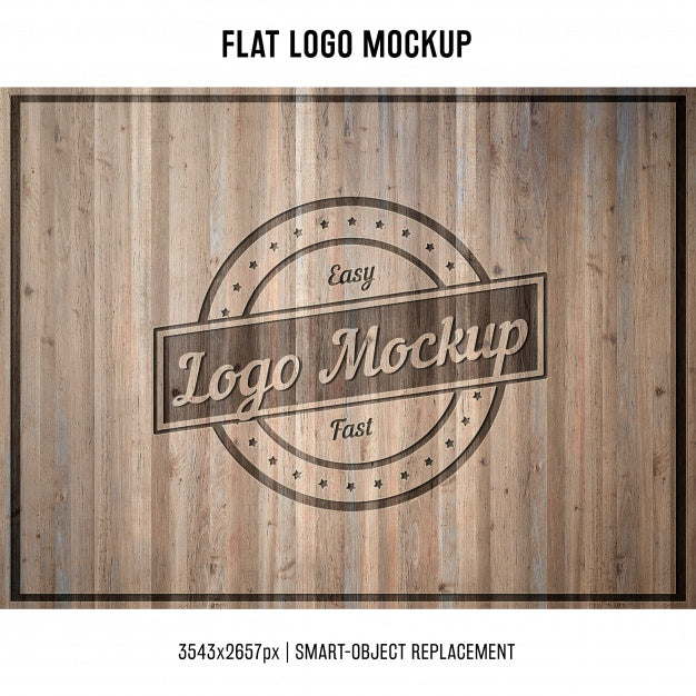 Stamped Logo Mock Up Psd