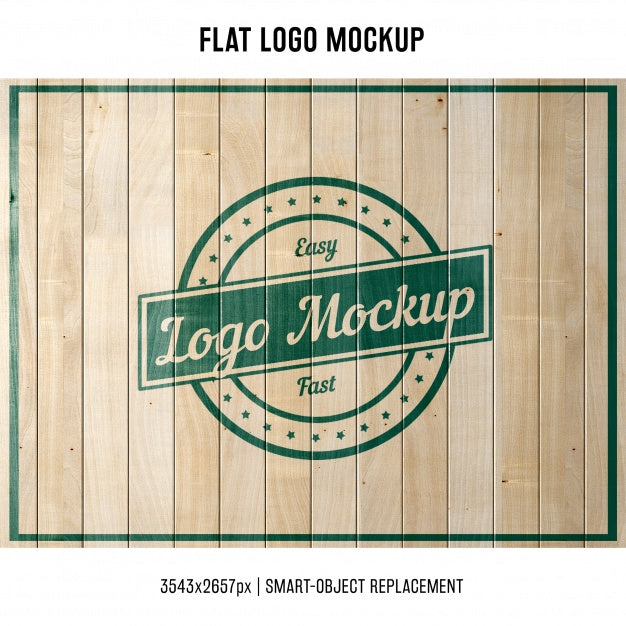 Stamped Logo Mock Up Psd