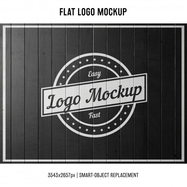 Stamped Logo Mock Up Psd