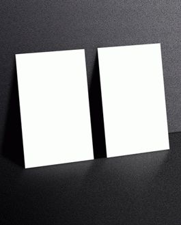 Standing Display Business Card Mockup