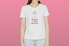 Standing Woman With T-Shirt Mockup
