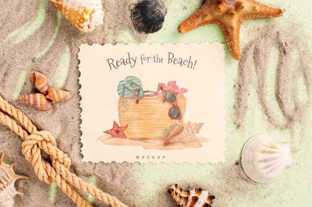 Starfish And Rope Psd