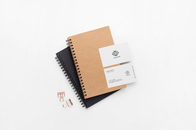 Stationary Mockup On White Background Psd
