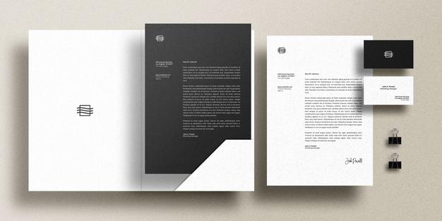 Stationary Set Mockup Psd