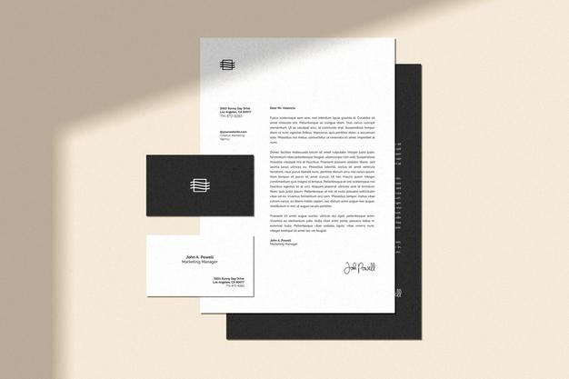 Stationary Set Mockup Psd