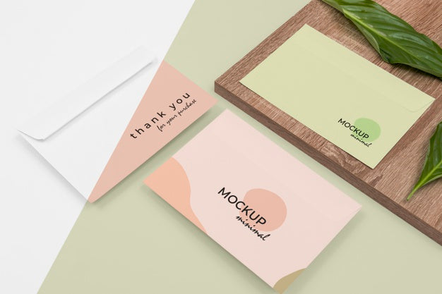 Stationery And Plant Assortment Psd