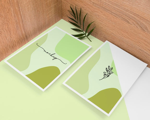 Stationery And Plant Assortment Psd