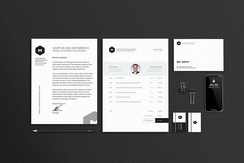 Stationery/Branding Mock-Ups