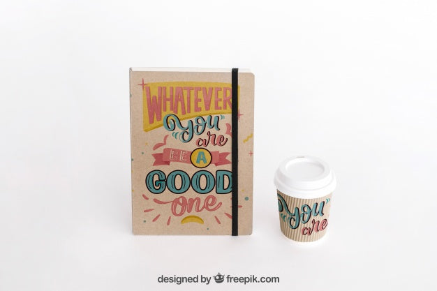 Stationery Cardboard Concept Psd