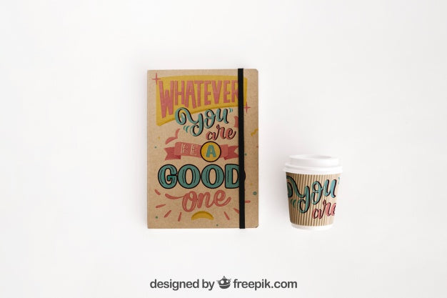 Stationery Cardboard Concept Psd