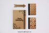 Stationery Cardboard Concept Psd