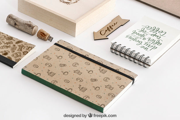 Stationery Concept With Office Supplies Psd