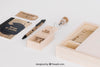 Stationery Concept With Office Supplies Psd