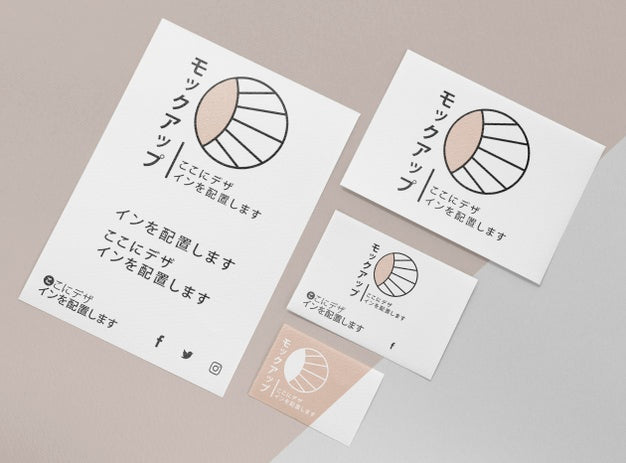 Stationery Documents With Logo Mock-Up Psd