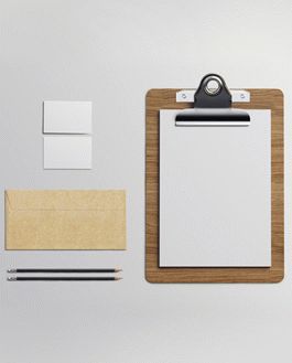 Stationery Elements Mockup Psd Template