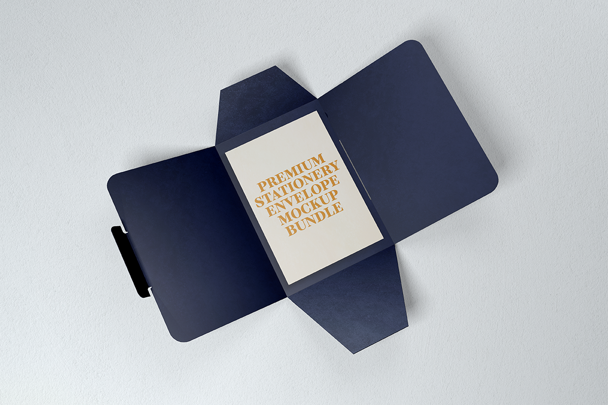 Stationery Envelope Mockup