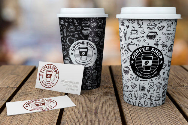 Stationery Mockup For Coffee Shop Psd