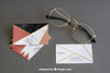 Stationery Mockup With Glasses And Business Cards Psd