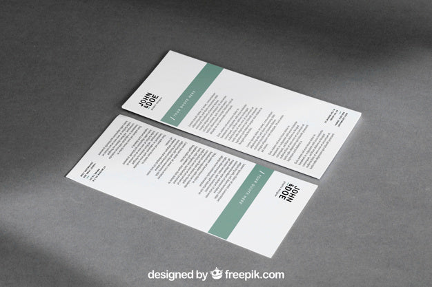 Stationery Paper Mockup Psd