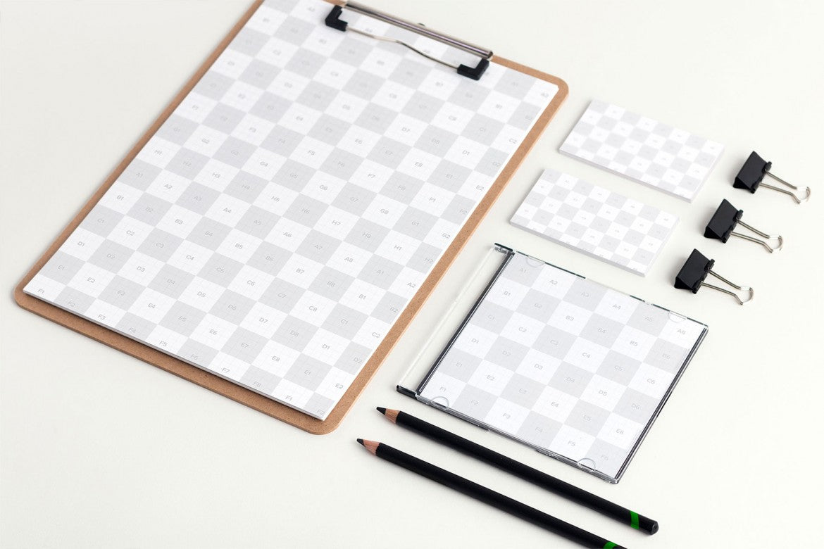 Clean Design Stationery PSD Mockup