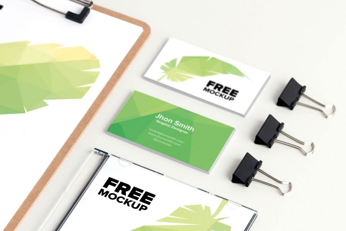 Clean Design Stationery PSD Mockup
