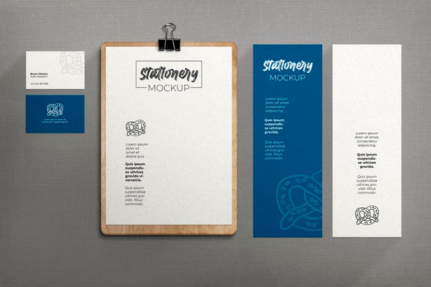Stationery Set Mockup Psd