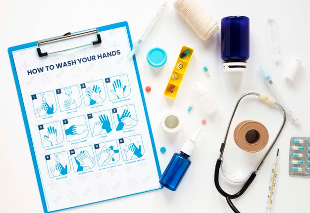 Stethoscope And Clipboard Psd