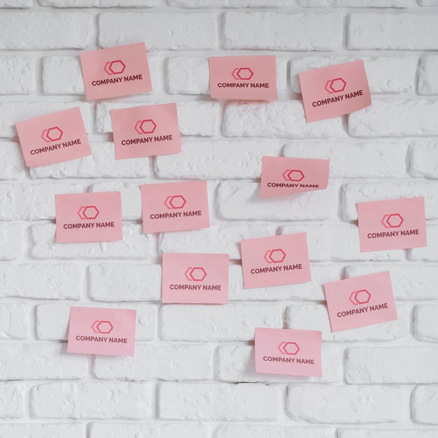 Sticky Notes Mock-Up Set Psd
