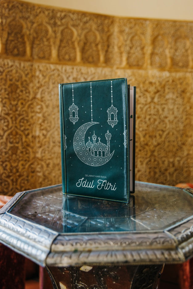 Still Life Of Menu Mockup In Arab Restaurant Psd