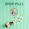 Stop Pills Addiction With Mock-Up Psd