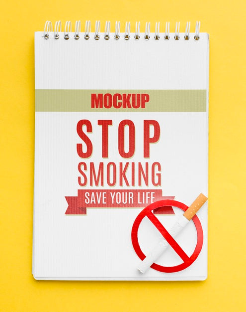 Stop Smocking Concept Mock-Up Psd