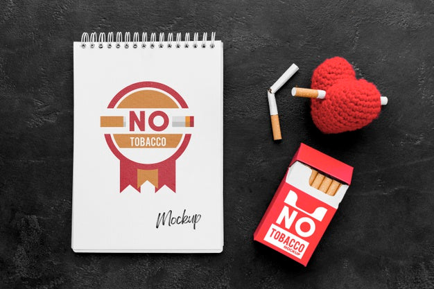Stop Smocking Concept Mock-Up Psd