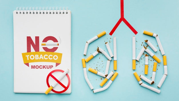 Stop Smocking Concept Mock-Up Psd