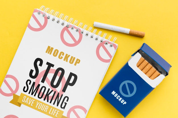 Stop Smocking Concept Mock-Up Psd