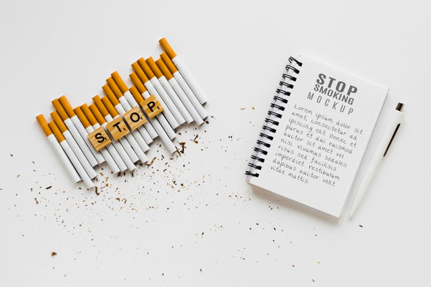 Stop Smoking Concept Mock-Up Psd