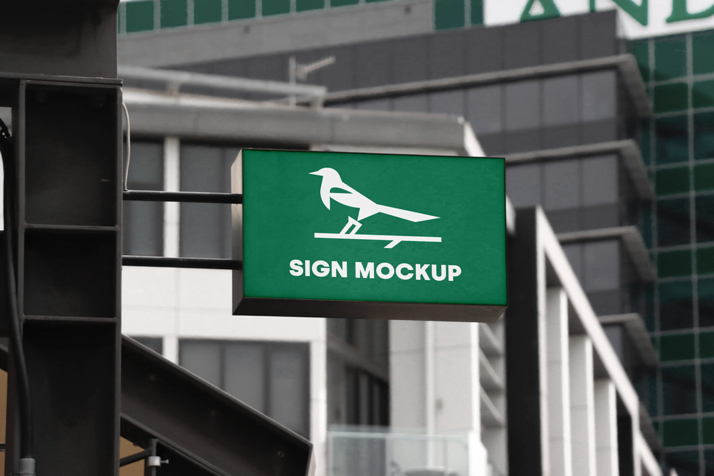 Store Sign Psd Mockup