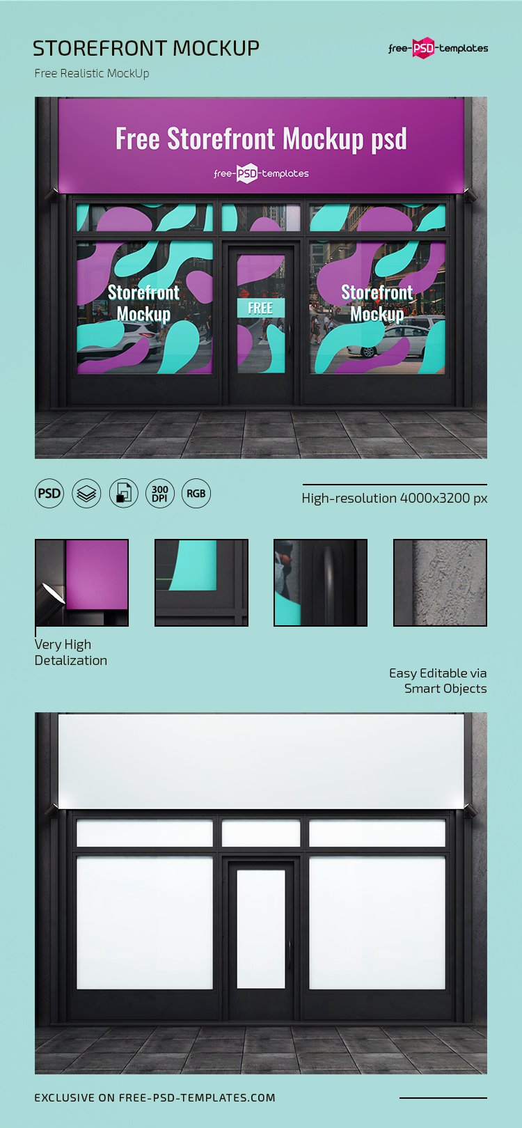 Storefront Mockup Psd