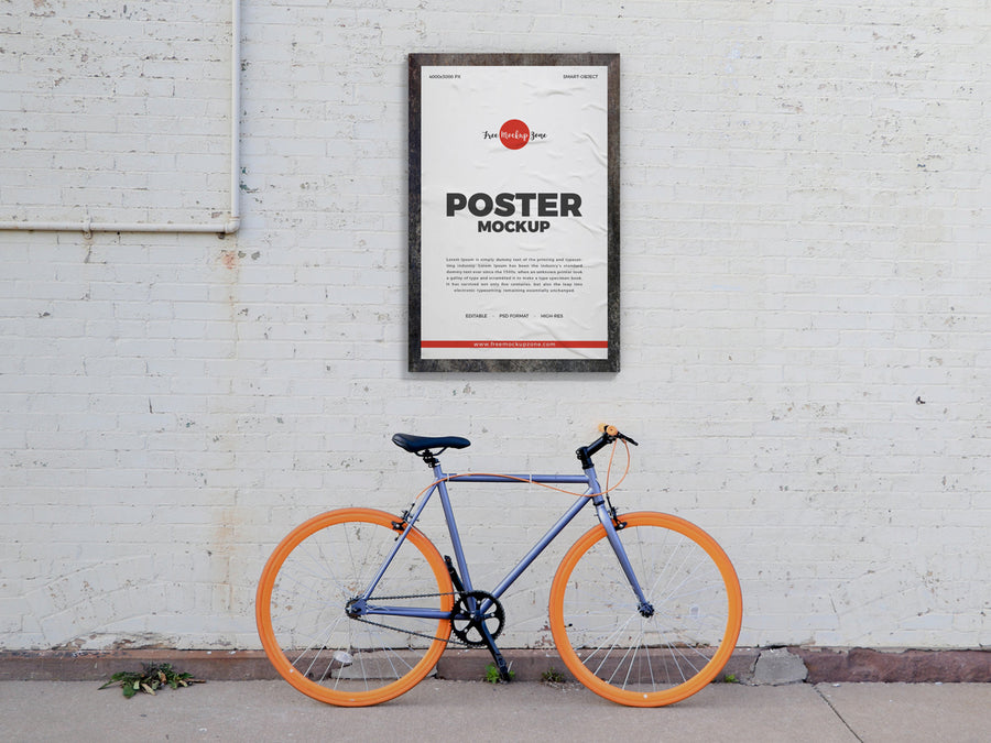 Street Wall Poster Mockup Design For Advertisement 2019