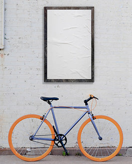Street Wall Poster Mockup Design
