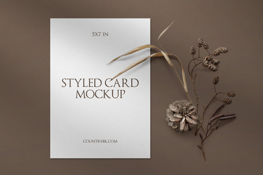 Styled Card Mockup