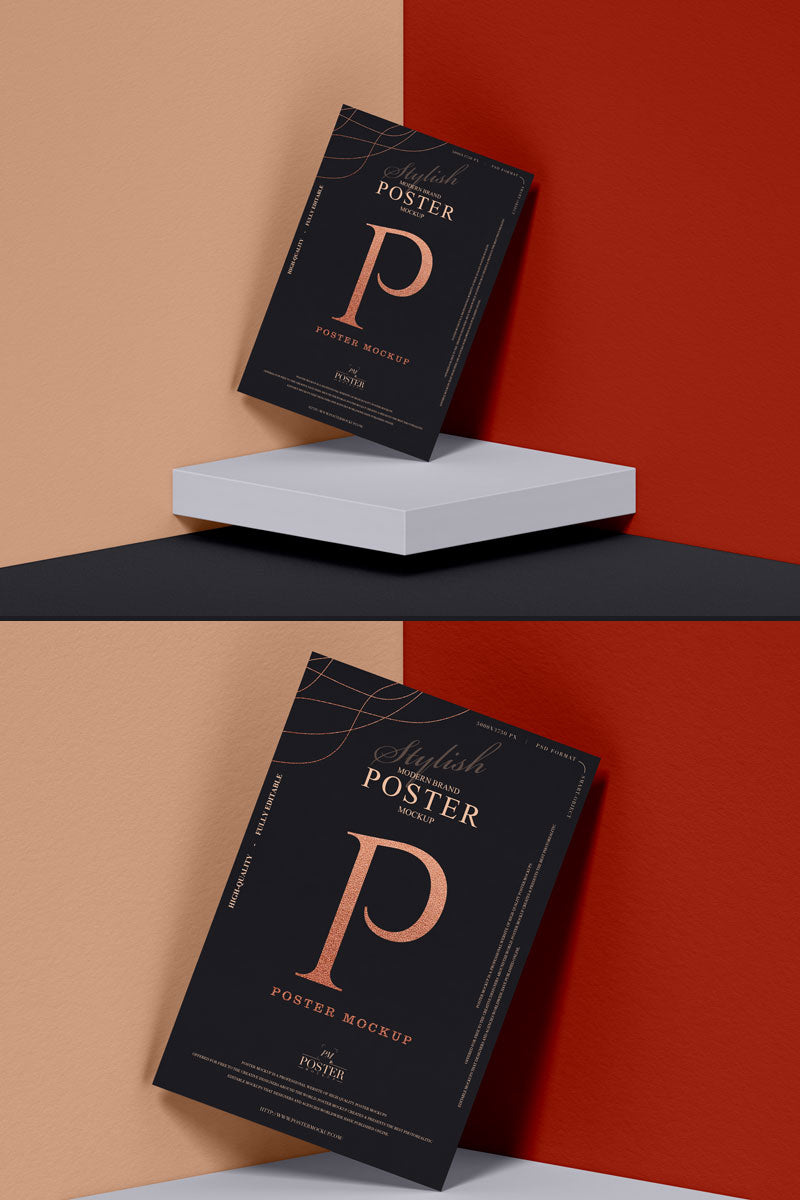 Stylish Branding Poster Mockup